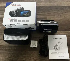 Hdv-312 Cam King 312p Power Lead 24mp 2 In 1 Hd Digital Video Camera Recorder/ V