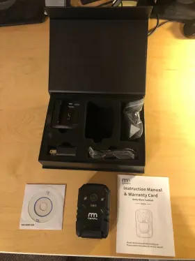 1296p Camm Pro 744110041101 Cammpro 1826 Hd Police Body Camera 128g Memory Audio Record Nightvisiongps