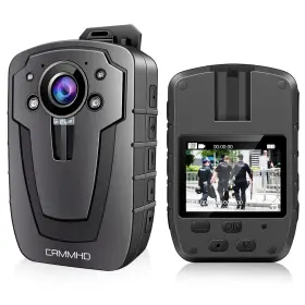 202330222 Cammhd C8 2k/1296p Body Camera 11-12hours Video Record Night Vision Cam Ip67 Wa