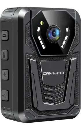 Dsj-w6 Cammhd 4k/2160p Body Camera With Audio And Video Recording Ip68 Waterproof H.265