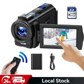 Ac11aa Campark 4k 48mp Video Camera 30fps Handheld 3.0 Inch Touch Screen Camcorder Ir Night Vision
