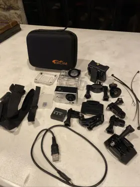 Act74 Campark Xtreme 1 Uhd 4k Action Cam Kit With Accessories Tested And Works O