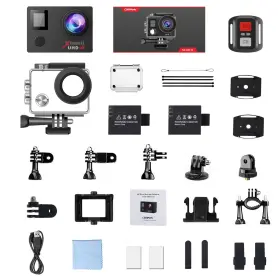 Bf513 Campark 4k 30fps Action Camera Wifi Ultra Hd 4x Zoom Pc Webcam Sports Underwater #2