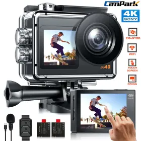 X40-t Campark Uhd 4k Action Camera Waterproof Sport Cam Eis Wifi Camcorder With Remote