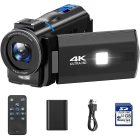 48mp Camworld 765463559327 Video Camera Camcorder 4k 30fps With Ir Night Vision 16x Digit