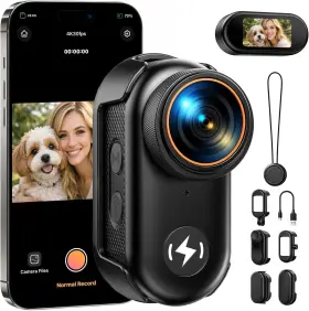 Ac27 Camworld Mini Body Camera Wearable Pov Action Cam Thumb-size Hands-free Waterproof 64gb