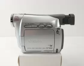 0059b001 Canon Zr100 Mini Dv Digital Video Camcorder With Battery As Is / For Parts