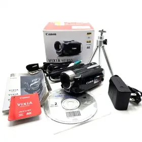 Canon 013803122725 Vixia Hf R10 8gb Memory Hd Digital Camcorder In Box Sd Card Extras