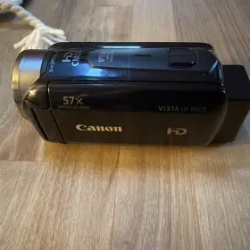 R500 Canon 013803211863 Vixia Hf Hd 57x Advanced Zoom Camcorder Charger X2 Batteries Tested