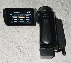 Canon 013803239003 Vixia Hf R52 Full Hd 1080p 60fps 32gb Flash Camcorder Black 32x Tested F/s #3