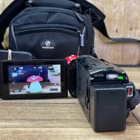 Canon 013803239027 Vixia Hf R50 Full Hd 1080p 60fps 32gb Flash Camcorder Black 32x Tested #2