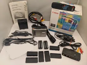 Canon 013803605051 Zr Minidv Digital Video Camcorder Kit Ntsc Partial