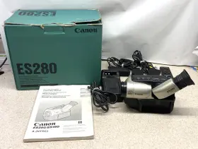 Es280 Canon 013803605082 8mm Video8 Camcorder Vcr Player Camera Untested Powers On
