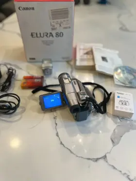 0275b001 Canon Elura 80 Mini Dv Tape Digital Video Camcorder Camera Charger Working #3