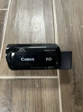 1237c001 Canon Vixia Hf R70 Full Hd 1080p 16gb Flash Camcorder Black 32x Tested W Mount #2
