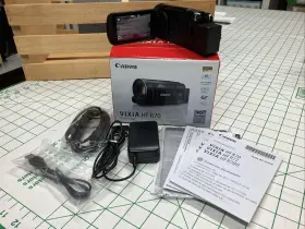 1237c046aa Canon Vixia Hf R70 Hd Digital Camcorder Black 16gb Memory