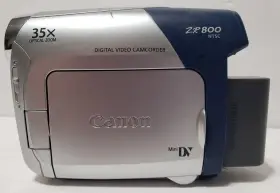 1880b001 Canon Zr800 Mini Dv Stereo Camcorder Vcr Player Video With Battery