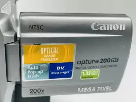 Optura200 Canon 200mc Mc A Mini Digital Video Camcorder Not Tested For Parts #3