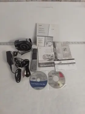 2689b001 Canon Dc330 Mini Dvd Camcorder Video Camera With Charger Cords Remote