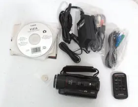 4355b001 Canon Vixia Hf M30 Avc Camcorder W Box And All Accessories Tested Working