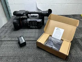 5076c002 Canon Xf605 Uhd 4k Hdr Pro Camcorder With Battery W/ Aftermarket Charger
