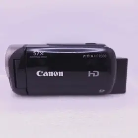 9176b001 Canon Hf R500 Camcorder - Black Tested Working- With Bag- Mint