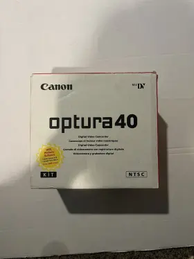 9544a003 Canon Optura 40 Video Camera Camcorder W Box And Cables #2