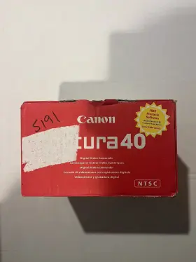 9544a003 Canon Optura 40 Video Camera Camcorder W Box And Cables #3