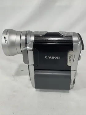Hv10 Canon 960999407128 Camcorder Ivis With Extended Lens Tested Works #2