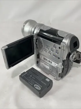 Hv10 Canon 960999407128 Camcorder Ivis With Extended Lens Tested Works #3
