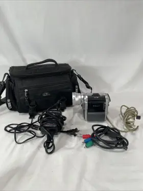 Hv10 Canon 960999407128 Camcorder Ivis With Extended Lens Tested Works
