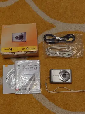 A3100 Canon Digicam Tested Works Powershot Is 12.1 Mp Digital Camera