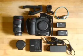 Cac80 Canon Mint C80 6k Cinema Camera Kit 15 Hours On Meter Accessories Included