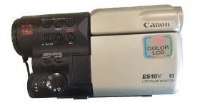 Es10v Canon Lcd Color Camcorder-untested
