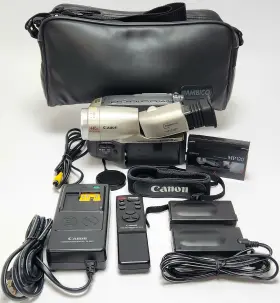 Es190a Canon Es190 8mm Video8 Camcorder Vcr Player Cam Many Accessories Tested