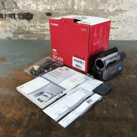 20240814 Canon H.3 B Cb.04 Dc410 Handheld Camcorder Bundle - Tested Works
