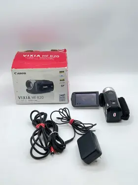 Hfr20 Canon Bk Vixia Hf R20 Hd Camcorder 28x Zoom 8gb Internal Memory With Battery
