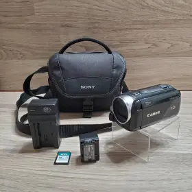 Hfr40 Canon Black Vixia Hf R40 Hd 8gb Digital Camcorder 16gb Card Charger Tested