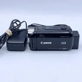 Hfr50 Canon Vixia Hf R50 Touchscreen 8gb Hdd Wi-fi Hd Camcorder With Power Cord Tested
