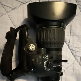 Hj14x4.3b Canon Kll-sc 14x Sd Tape Macro Broadcast Zoom Lens Servo Grip Black