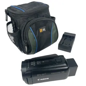 Id0090 Canon Vixia Hf R80 Hd Camcorder 32x Optical Zoom Built-in Wi-fi Lcd Screen Black