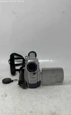 Ntsc-zr40 Canon Ntsc Zr40 Gray 360x Digital Zoom Handheld Video Camera Not Tested