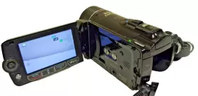 R300 Canon Vixia Hf Hd Camcorder No Charger Battery Tested - Works
