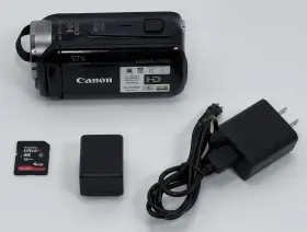 R506 Canon Legria Hf Handheld High Definition Camcorder Black 57x Zoom Mp4