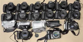 Fs100 Canon Sx530 Digital Camera Lot 17x Mixed Models Powershot And Ixus - Free Shipping