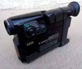 Ucs2 Canon Hi8 8mm Video Camcorder Untested For Parts Or Repair