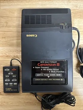 Canovision8 Canon Vr-e10 Vintage Super Compact Video Recorder With Remote For Parts