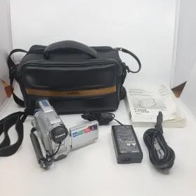 Zr25mc Canon Minidv Camcorder Video Camera Bag Charger Battery - Tested
