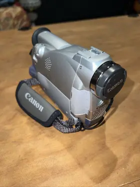 Zr40 Canon Digital Video Camcorder Tested Working No Battery #2