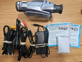 Zr80a Canon Zr80 Mini Dv Camcorder Camera Manual And Leather Carrying Case Tested/works